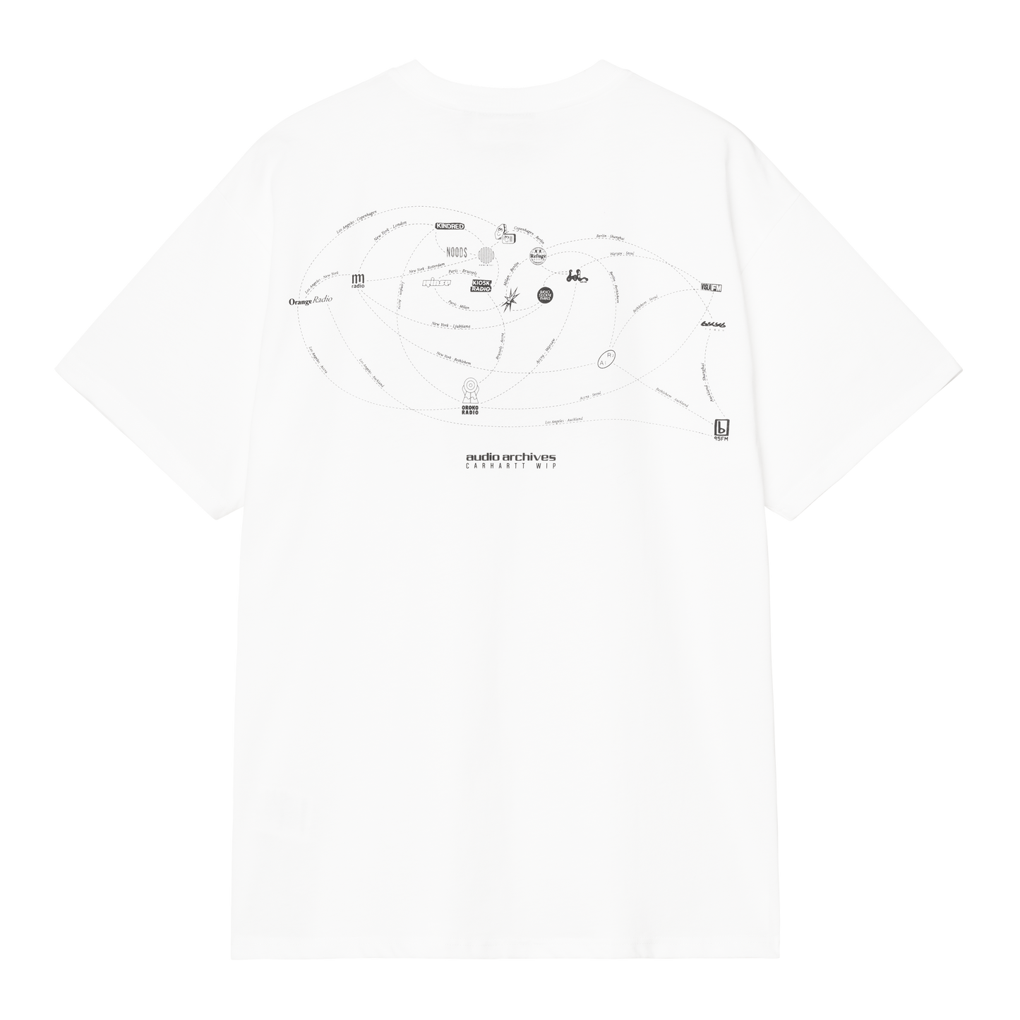 Oroko Radio x Carhartt WIP Audio Archives T-Shirt (White)