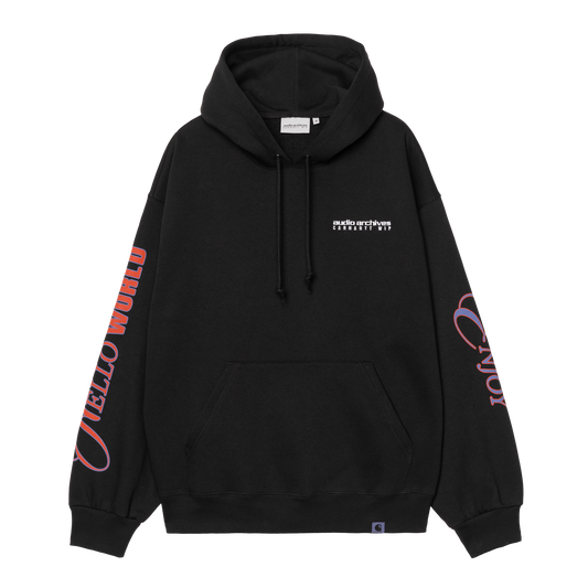Carhartt WIP Audio Archives Hooded Sweatshirt (Black)