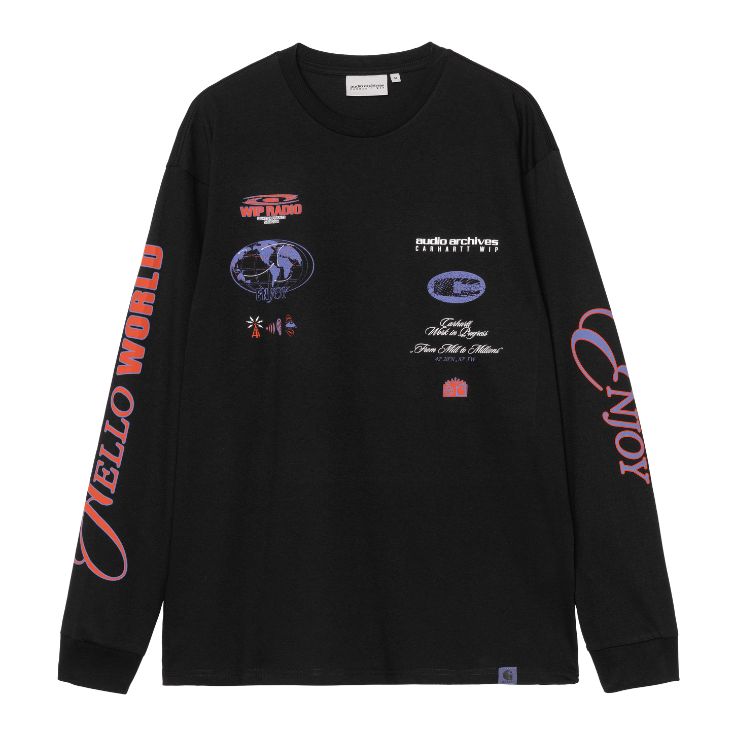 Carhartt WIP Audio Archives T-Shirt (Black)
